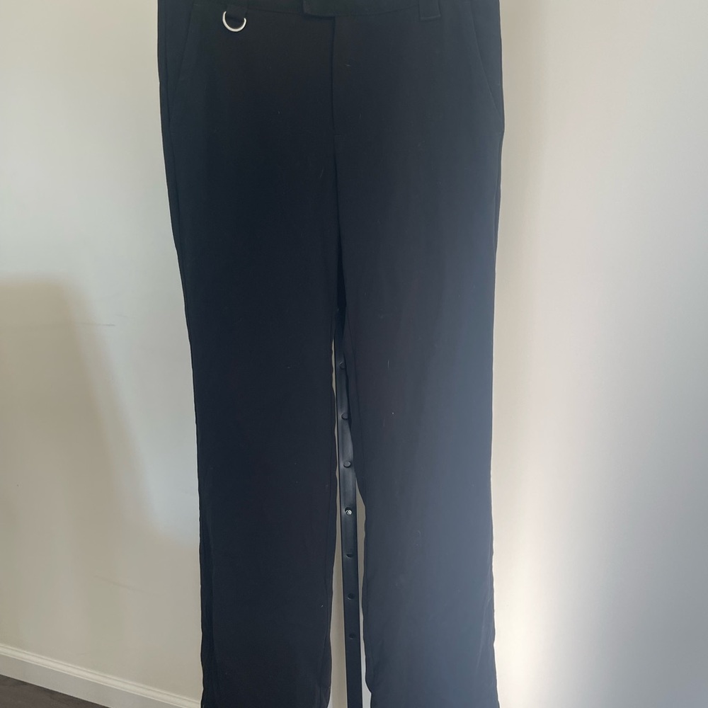 Anthropologie Women’s Black Dress Pants with Zipper Hem Size 0 NWOT